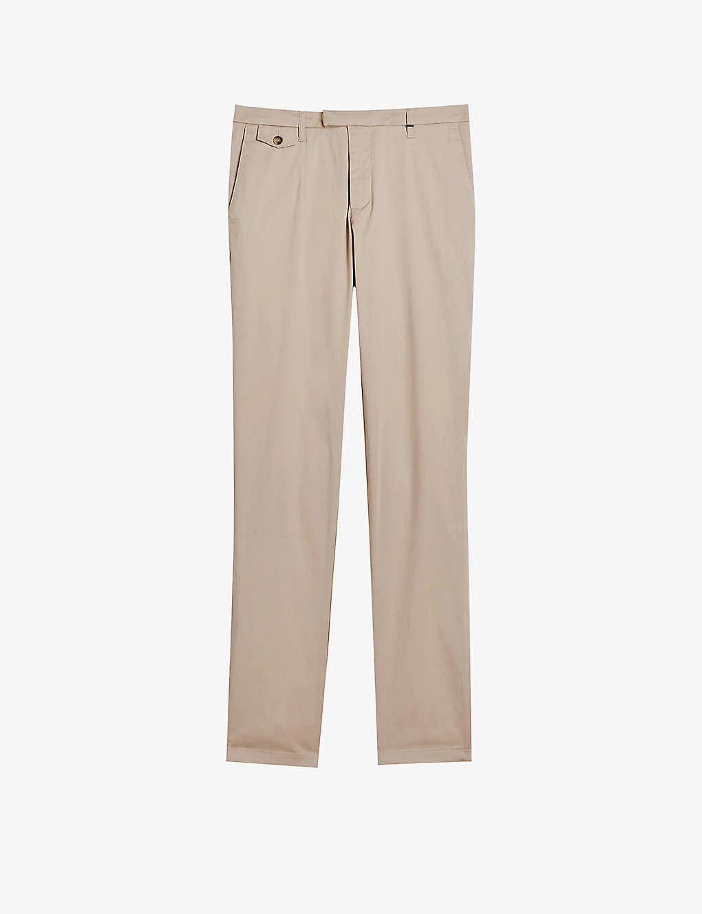Ted Baker Danay Slim-fit Mid-rise Stretch-cotton Trousers 1 Ted Baker Danay Slim-fit Mid-rise Stretch-cotton Trousers