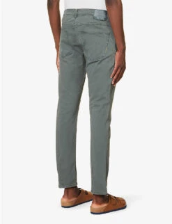 NEUW Lou Brand-patch Slim-fit Stretch-denim Jeans -Outlet Daily Tops Store R04174656 WASHEDPINE ALT03