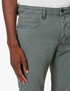 NEUW Lou Brand-patch Slim-fit Stretch-denim Jeans -Outlet Daily Tops Store R04174656 WASHEDPINE ALT04