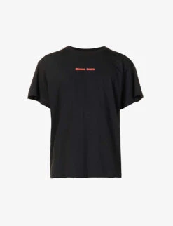 Simone Rocha Brand-print Short-sleeved Cotton-jersey T-shirt