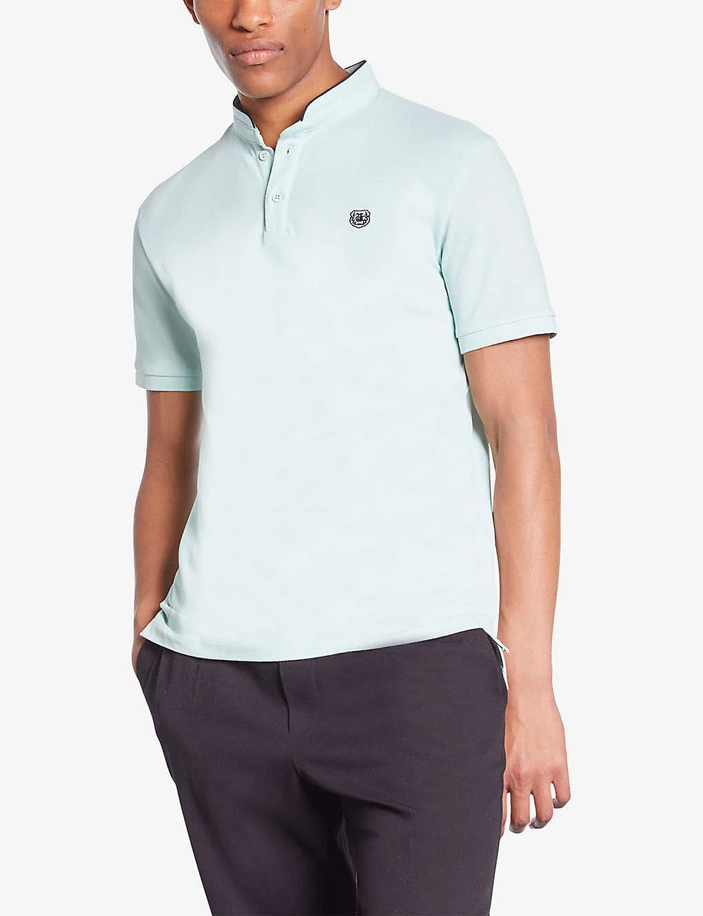 THE KOOPLES Logo-embroidered Short-sleeve Cotton Polo 3 THE KOOPLES Logo-embroidered Short-sleeve Cotton Polo - Image 3