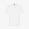 THE KOOPLES Logo-embroidered Officer-collar Cotton Polo Shirt
