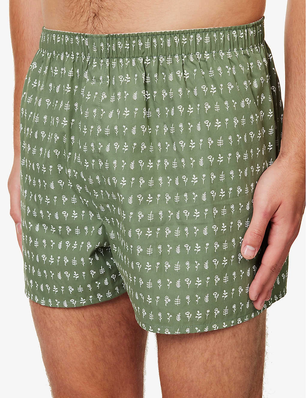 Sunspel Floral-print Mid-rise Cotton-poplin Boxers 4 Sunspel Floral-print Mid-rise Cotton-poplin Boxers - Image 4