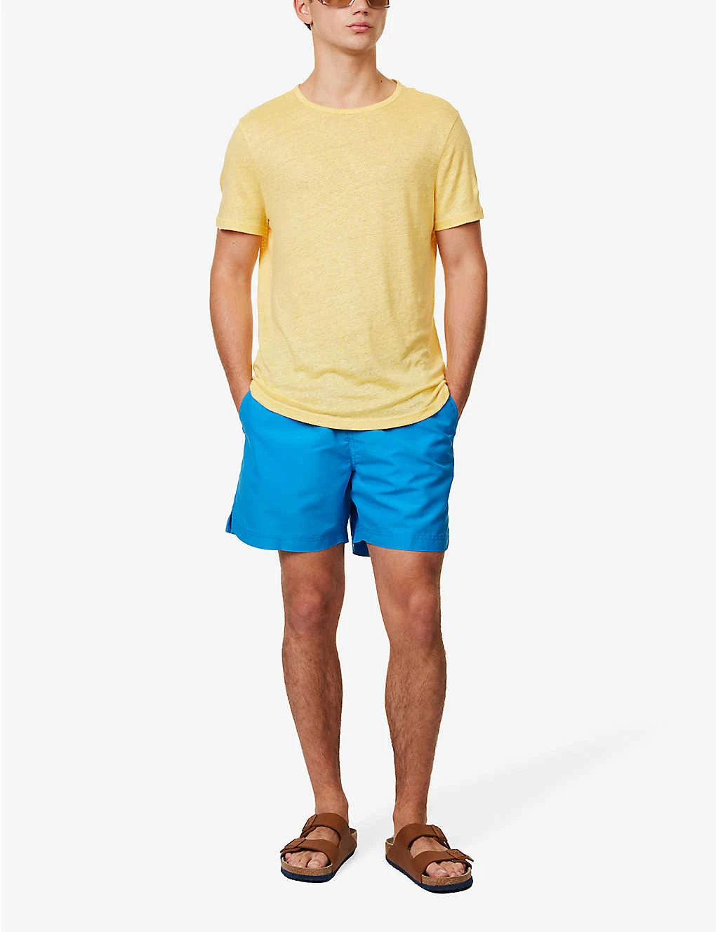 Sunspel Drawstring-waist Mid-rise Recycled-polyester Swim Shorts 2 Sunspel Drawstring-waist Mid-rise Recycled-polyester Swim Shorts - Image 2