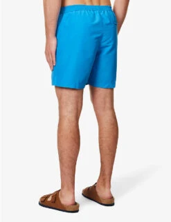 Sunspel Drawstring-waist Mid-rise Recycled-polyester Swim Shorts 8 Sunspel Drawstring-waist Mid-rise Recycled-polyester Swim Shorts -Outlet Daily Tops Store R04181934 TURQUOISE ALT03