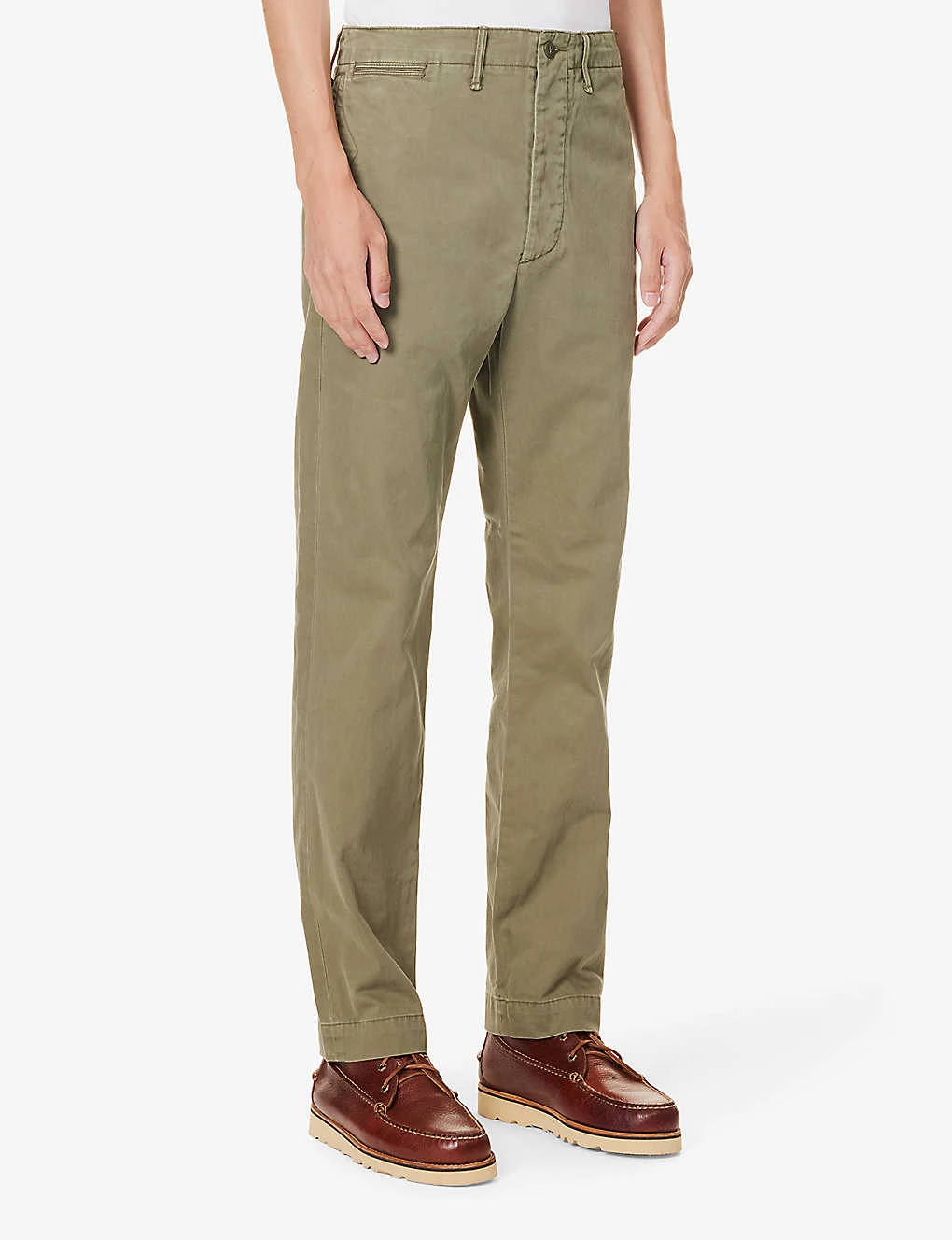 Officer's Straight-leg Mid-rise Cotton Trousers 3 Officer's Straight-leg Mid-rise Cotton Trousers - Image 3