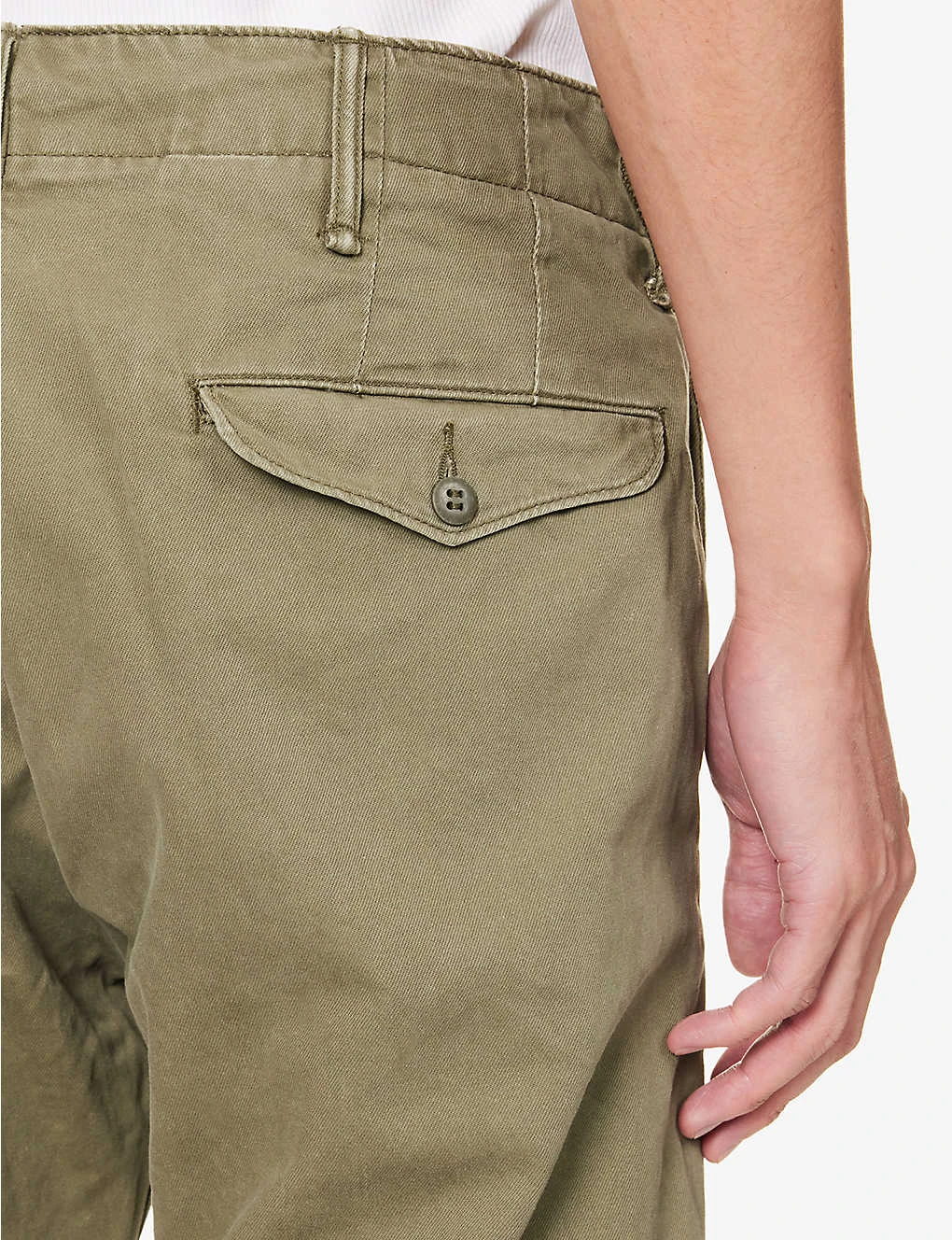 Officer's Straight-leg Mid-rise Cotton Trousers 5 Officer's Straight-leg Mid-rise Cotton Trousers - Image 5