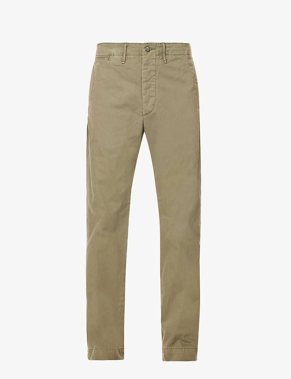 Officer's Straight-leg Mid-rise Cotton Trousers 1 Officer's Straight-leg Mid-rise Cotton Trousers