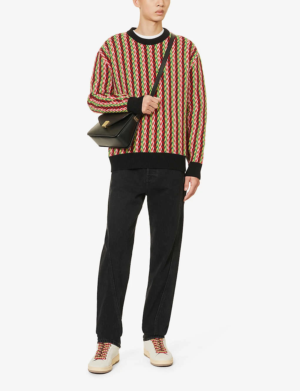 Lanvin Twisted Brand-patch Slim-fit Jeans 2 Lanvin Twisted Brand-patch Slim-fit Jeans - Image 2