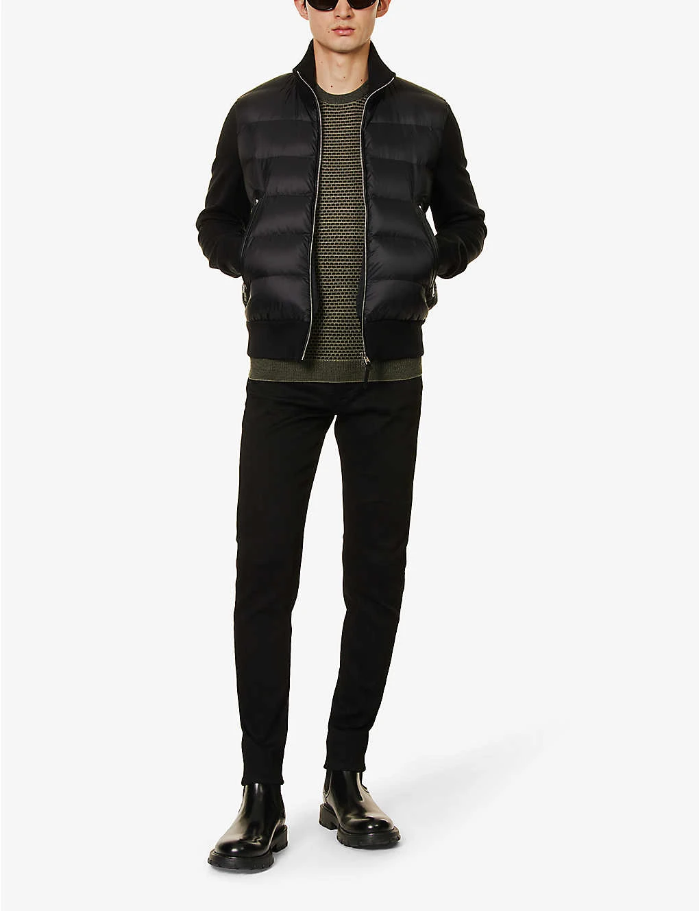 Emporio Armani Brand-patch Low-rise Slim-fit Stretch-cotton-blend Denim Jeans 2 Emporio Armani Brand-patch Low-rise Slim-fit Stretch-cotton-blend Denim Jeans - Image 2