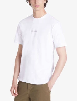 THE KOOPLES Logo-print Cotton-jersey T-shirt 8 THE KOOPLES Logo-print Cotton-jersey T-shirt -Outlet Daily Tops Store R04185445 WHITE ALT02