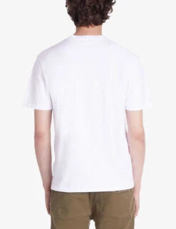 THE KOOPLES Logo-print Cotton-jersey T-shirt 9 THE KOOPLES Logo-print Cotton-jersey T-shirt -Outlet Daily Tops Store R04185445 WHITE ALT03