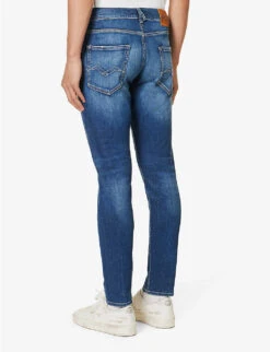 Replay Micky M Tapered-leg Regular-fit Stretch-denim Jeans 10 Replay Micky M Tapered-leg Regular-fit Stretch-denim Jeans -Outlet Daily Tops Store R04186406 MEDIUMBLUE ALT03