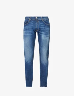 Replay Micky M Tapered-leg Regular-fit Stretch-denim Jeans