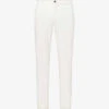 ELEVENTY New Chino Super-soft Regular-fit Stretch Cotton And Cashmere-blend Trousers