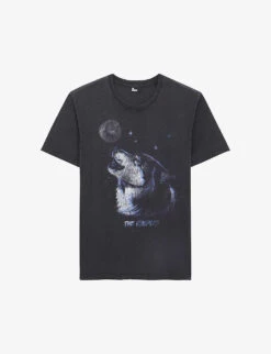 THE KOOPLES Graphic-print Cotton-jersey T-shirt
