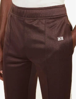 Wales Bonner Kola Contrast-panel Straight-leg Recycled-polyester-blend Jogging Bottoms 9 Wales Bonner Kola Contrast-panel Straight-leg Recycled-polyester-blend Jogging Bottoms -Outlet Daily Tops Store R04187881 BROWNANDIVORY ALT04