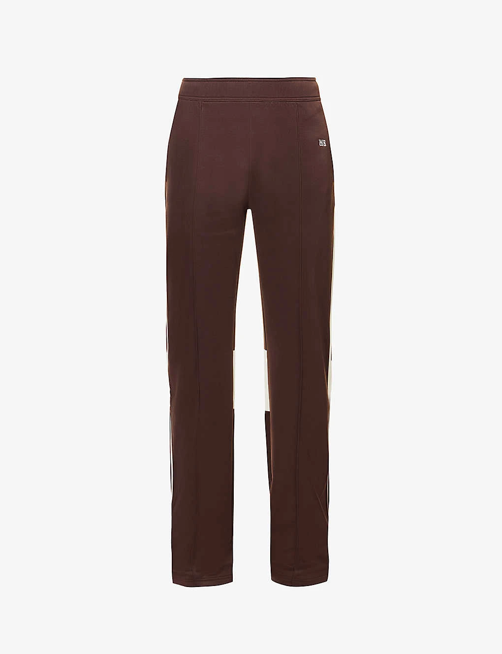 Wales Bonner Kola Contrast-panel Straight-leg Recycled-polyester-blend Jogging Bottoms 1 Wales Bonner Kola Contrast-panel Straight-leg Recycled-polyester-blend Jogging Bottoms