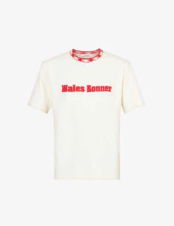 Wales Bonner Original Brand-appliqué Organic Cotton-jersey T-shirt