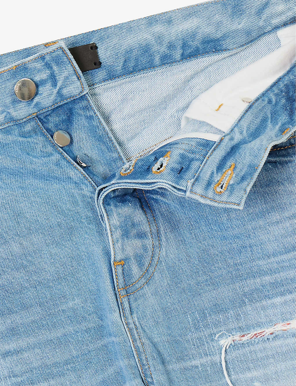 Amiri Aloha MX1 Distressed Straight-leg Jeans 7 Amiri Aloha MX1 Distressed Straight-leg Jeans - Image 7