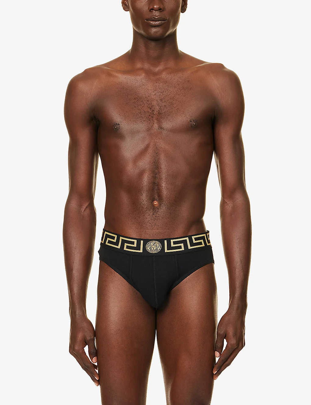 Versace Iconic Pack Of Two Stretch-cotton Briefs 2 Versace Iconic Pack Of Two Stretch-cotton Briefs - Image 2
