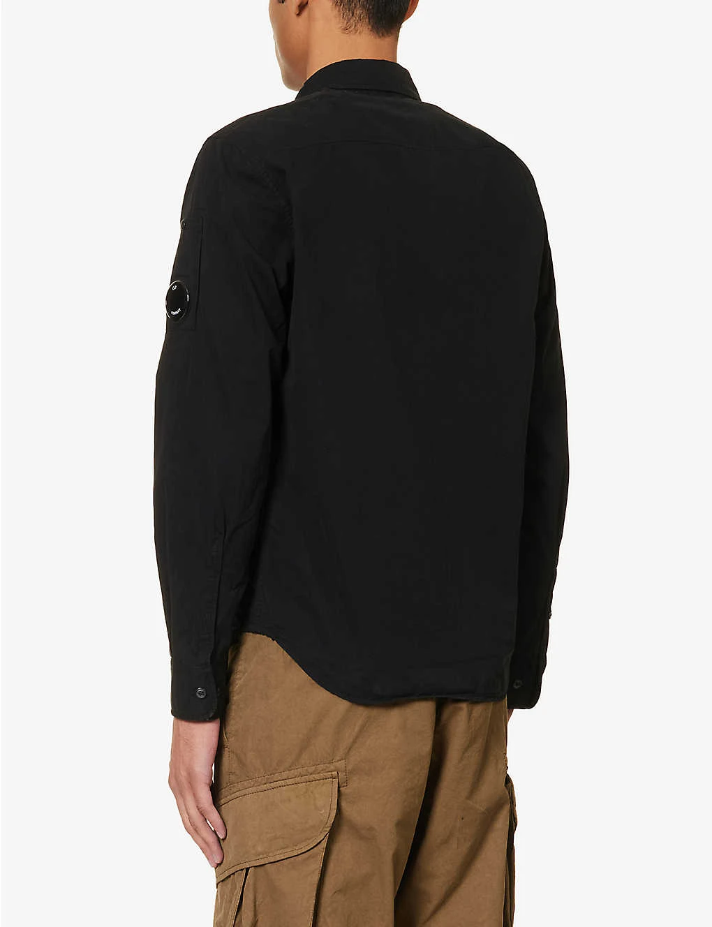 Zip-up Lens-pocket Cotton Shirt 4 Zip-up Lens-pocket Cotton Shirt - Image 4