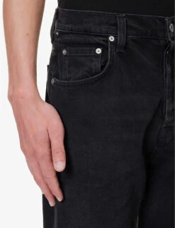 CITIZENS OF HUMANITY Finn Relaxed-fit Tapered-leg Jeans -Outlet Daily Tops Store R04191343 CAVERNBLACK ALT04