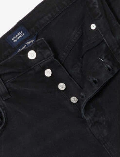 CITIZENS OF HUMANITY Finn Relaxed-fit Tapered-leg Jeans -Outlet Daily Tops Store R04191343 CAVERNBLACK ALT06
