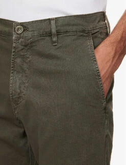 CITIZENS OF HUMANITY London Regular-fit Tapered Organic Stretch-cotton Trousers -Outlet Daily Tops Store R04191348 SUNSTONEMDDKGREEN ALT04