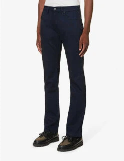 Paige Normandie Straight-leg Mid-rise Stretch-denim Jeans -Outlet Daily Tops Store R04192288 INKWELL ALT02