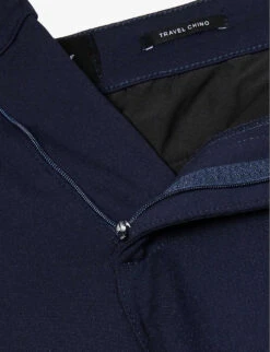 7 For All Mankind Brand-patch Belt-loop Regular-fit Stretch-denim Jeans -Outlet Daily Tops Store R04193319 NAVY ALT06