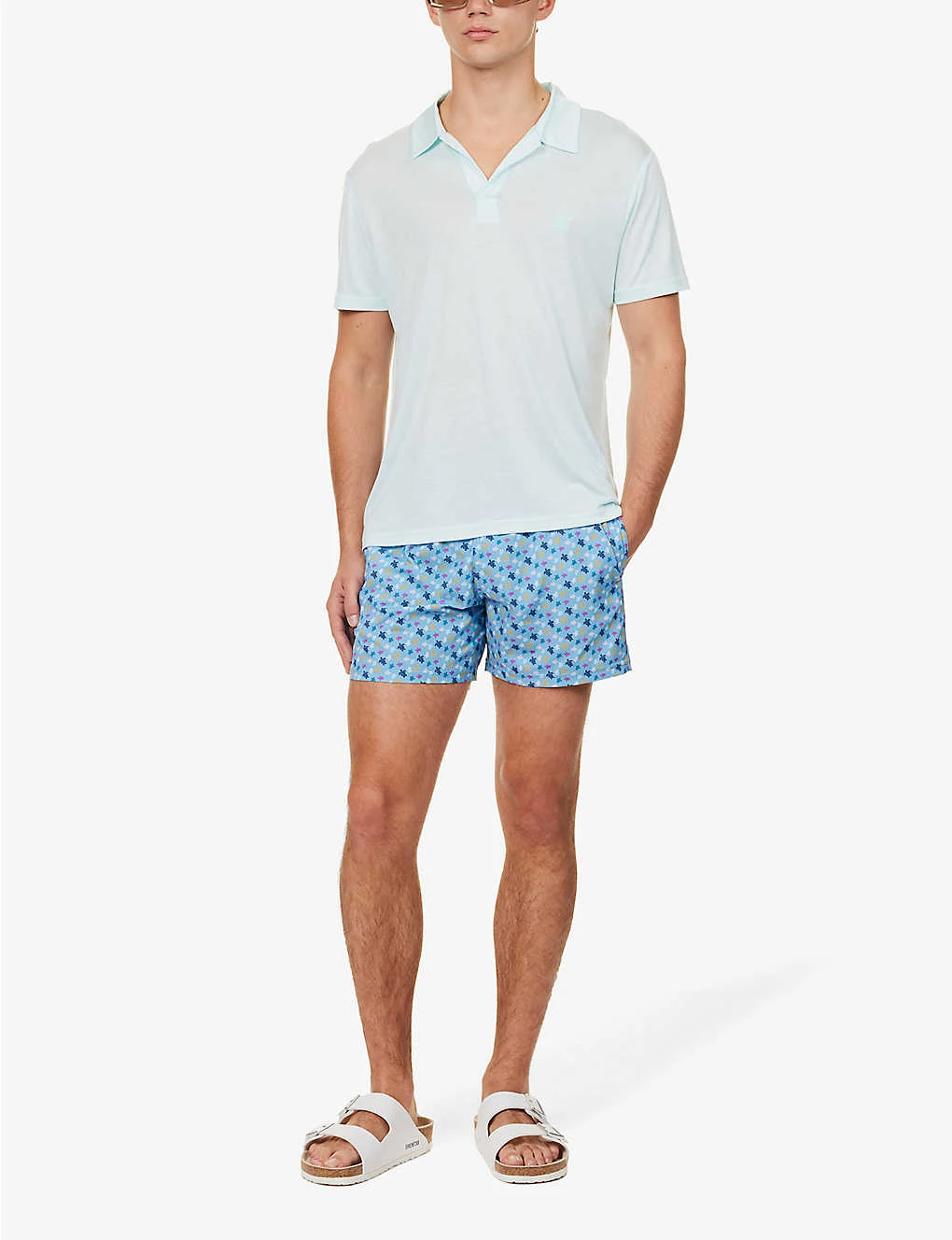 Vilebrequin Graphic-pattern Slip-pocket Stretch Recycled-polyamide Swim Shorts 2 Vilebrequin Graphic-pattern Slip-pocket Stretch Recycled-polyamide Swim Shorts - Image 2