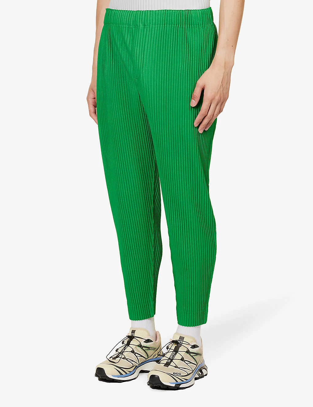 Tapered-leg Mid-rise Knitted Trousers 3 Tapered-leg Mid-rise Knitted Trousers - Image 3