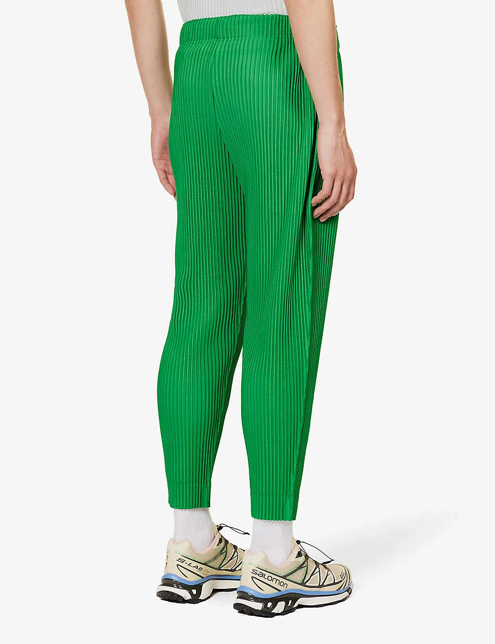 Tapered-leg Mid-rise Knitted Trousers 4 Tapered-leg Mid-rise Knitted Trousers - Image 4