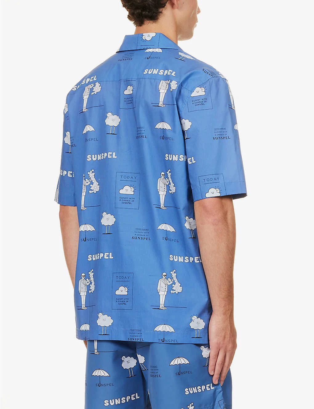 Sunspel Graphic-print Regular-fit Cotton-poplin Shirt 4 Sunspel Graphic-print Regular-fit Cotton-poplin Shirt - Image 4