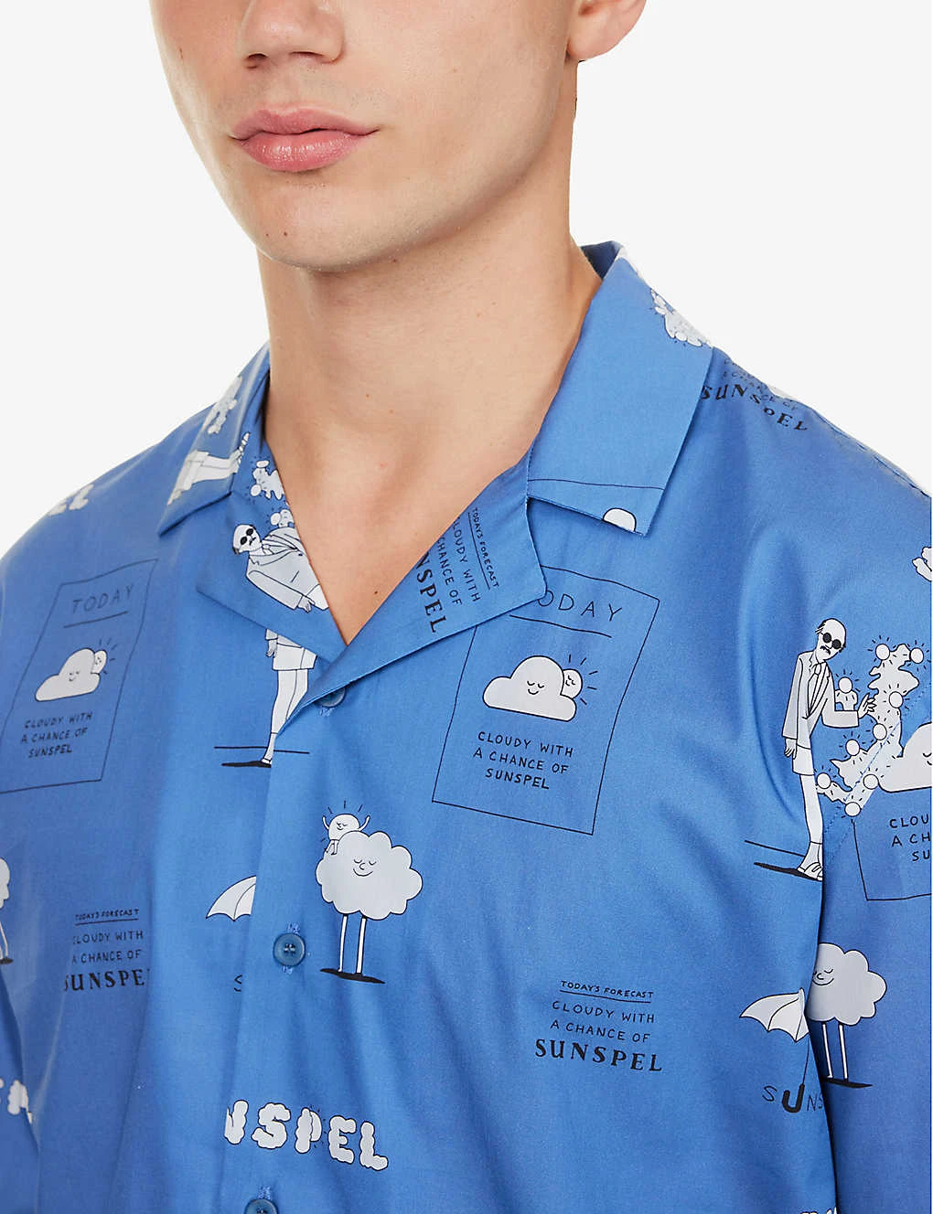 Sunspel Graphic-print Regular-fit Cotton-poplin Shirt 5 Sunspel Graphic-print Regular-fit Cotton-poplin Shirt - Image 5