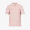 Sunspel Ribbed-trim Cotton-towelling Polo Shirt