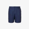 Sunspel Pleated Mid-rise Linen Shorts