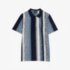 Ted Baker Walraf Stripe-pattern Short-sleeve Cotton Polo