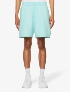 Emporio Armani Logo-embroidered Mid-rise Stretch-cotton Blend Shorts -Outlet Daily Tops Store R04196985 ACQUACHIARA ALT02