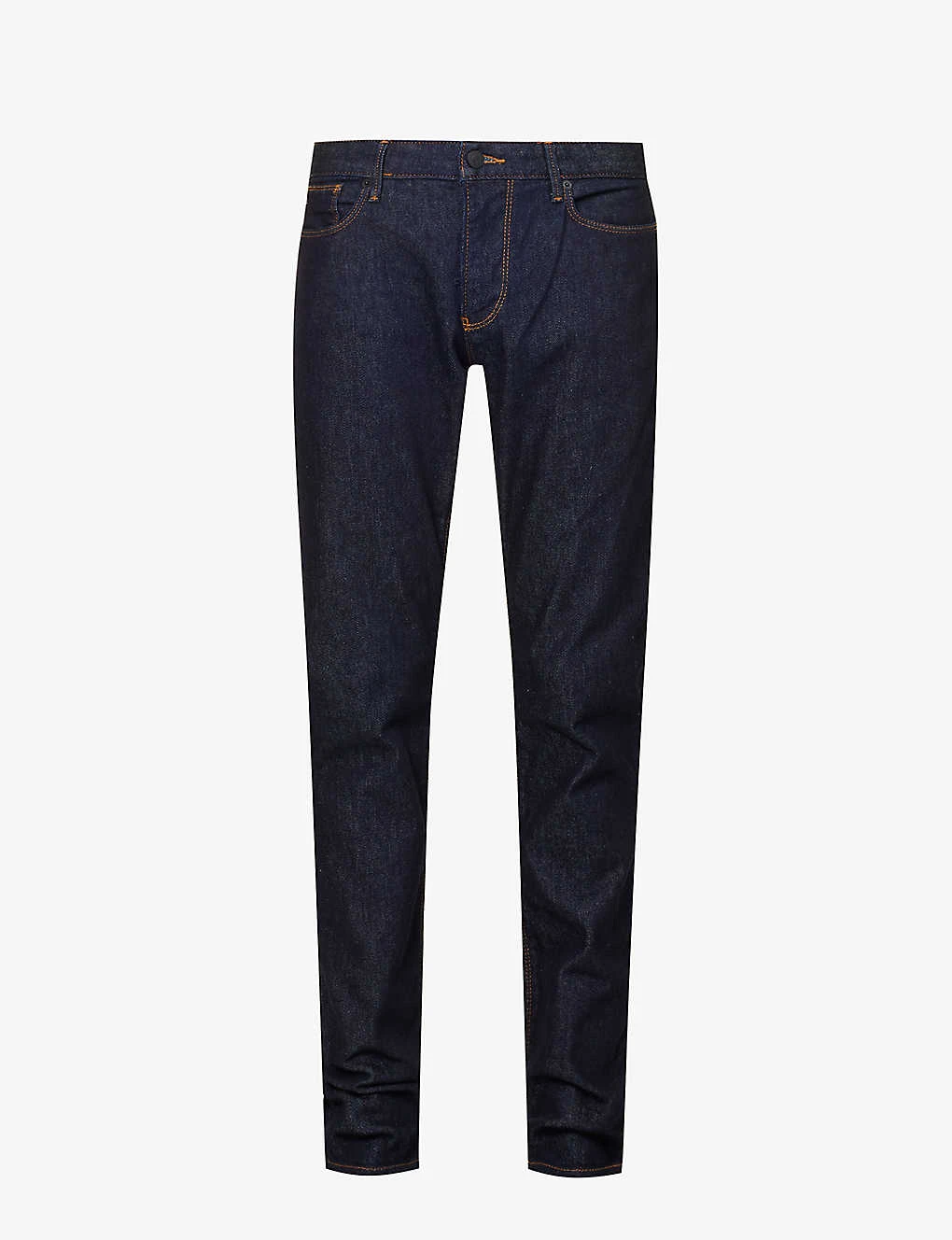 Emporio Armani Tapered-leg Slim-fit Stretch-denim Jeans 1 Emporio Armani Tapered-leg Slim-fit Stretch-denim Jeans
