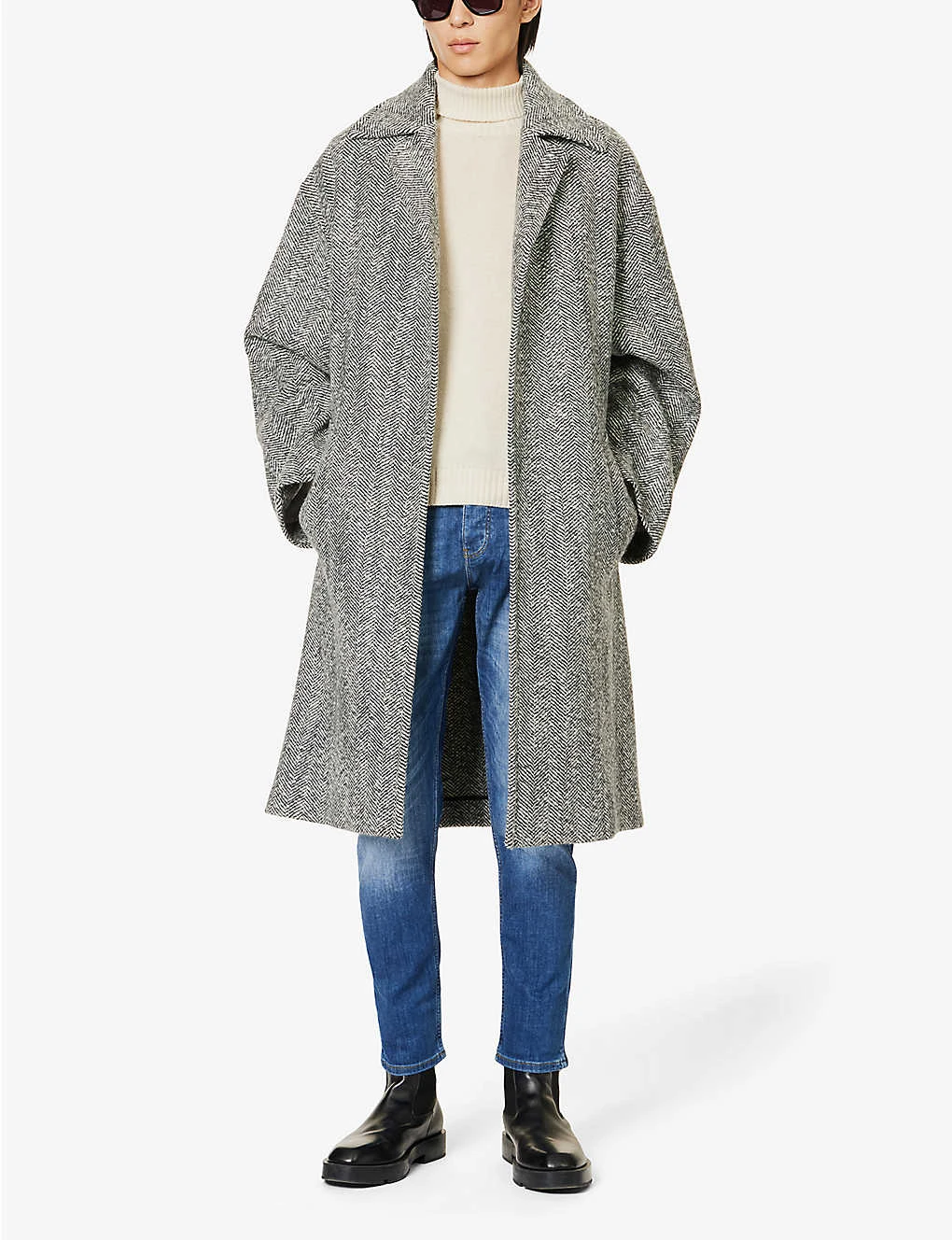 Emporio Armani Brand-plaque Straight-leg Stretch-denim Jeans 2 Emporio Armani Brand-plaque Straight-leg Stretch-denim Jeans - Image 2