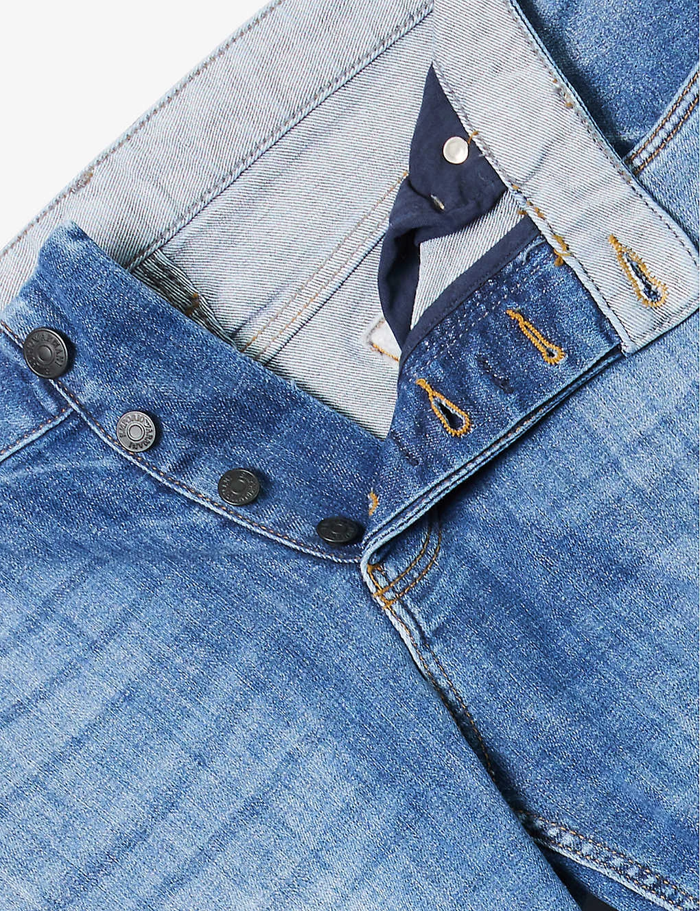 Emporio Armani Brand-plaque Straight-leg Stretch-denim Jeans 7 Emporio Armani Brand-plaque Straight-leg Stretch-denim Jeans - Image 7