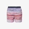 Missoni Stripe-pattern Brand-patch Swim Shorts