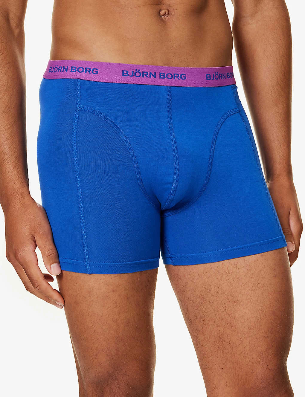 Bjorn Borg Pack Of Three Branded-waistband Regular-fit Stretch-cotton Boxers 4 Bjorn Borg Pack Of Three Branded-waistband Regular-fit Stretch-cotton Boxers - Image 4