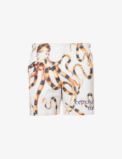 ORLEBAR BROWN Graphic-print Branded-hardware Swim Shorts