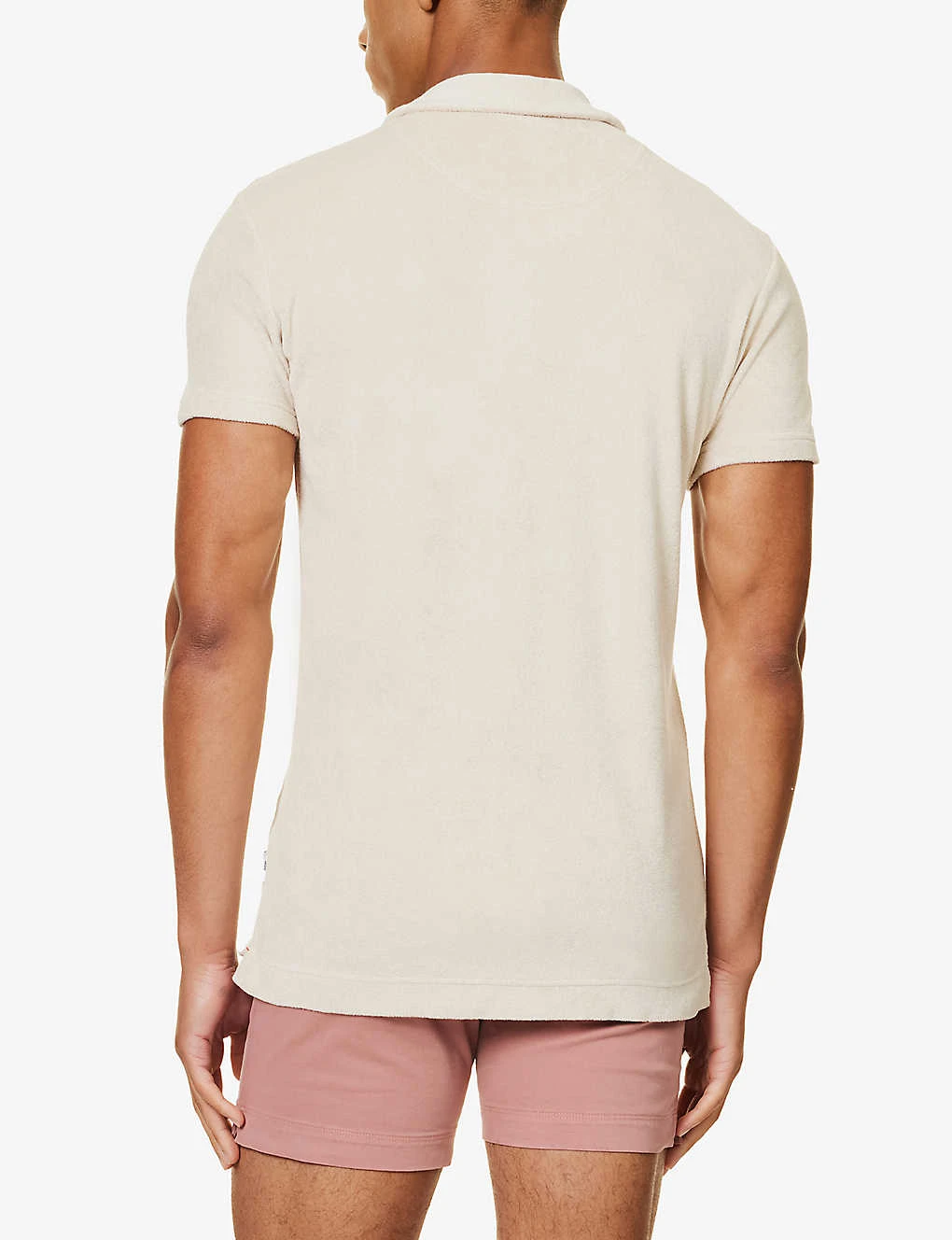 ORLEBAR BROWN Brand-tab Patch-pocket Terry-cotton Polo Shirt 4 ORLEBAR BROWN Brand-tab Patch-pocket Terry-cotton Polo Shirt - Image 4