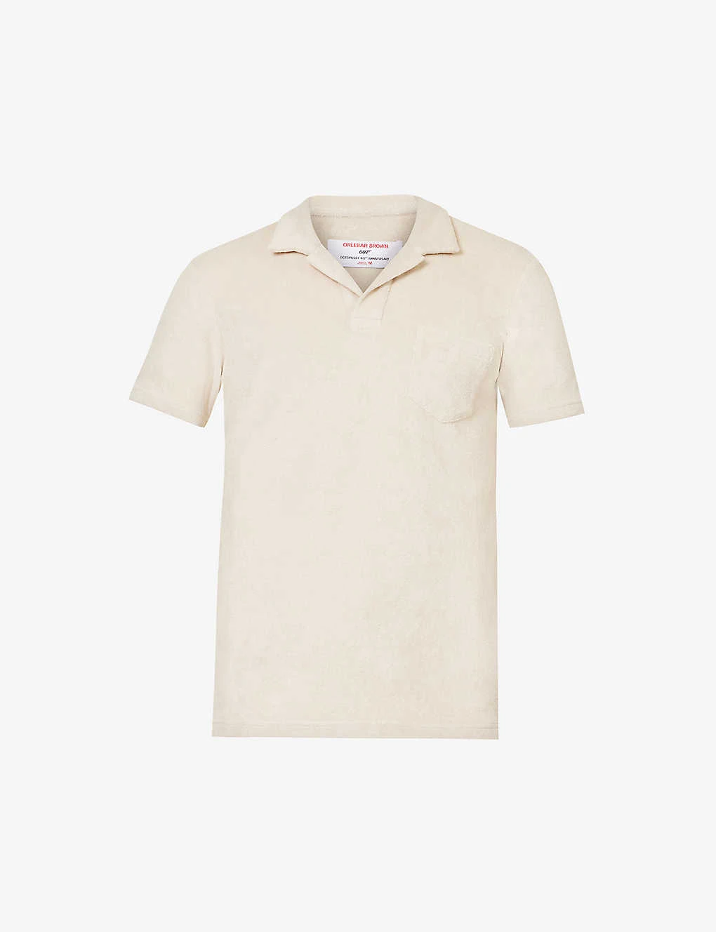 ORLEBAR BROWN Brand-tab Patch-pocket Terry-cotton Polo Shirt 1 ORLEBAR BROWN Brand-tab Patch-pocket Terry-cotton Polo Shirt